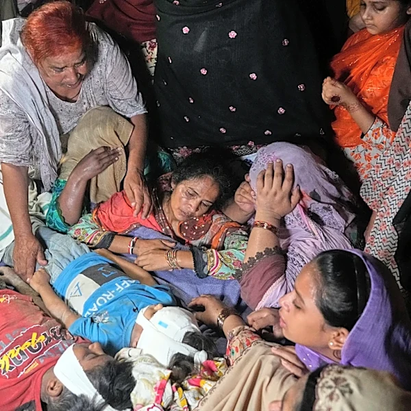 Roof of tutoring center collapses in eastern Pakistan, killing at least 14 children