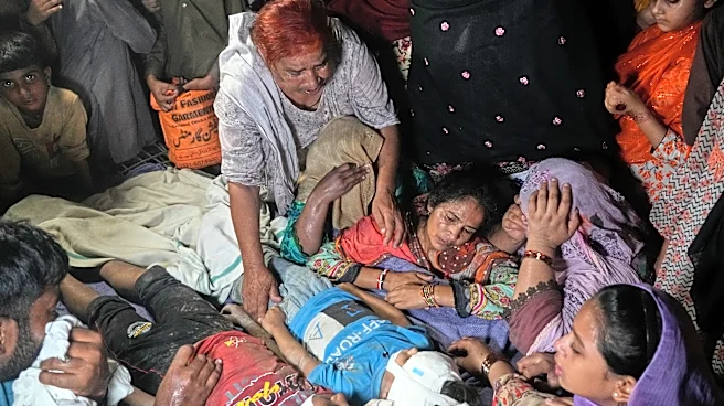 Roof of tutoring center collapses in eastern Pakistan, killing at least 14 children