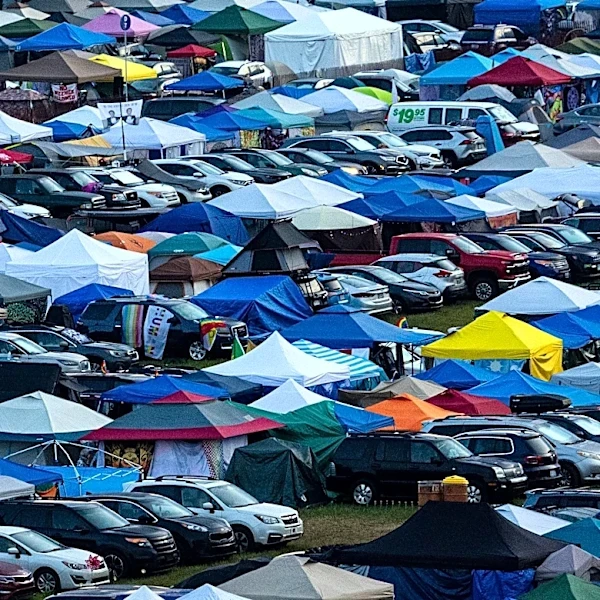 Dead baby is found in a portable toilet at a music festival in Michigan