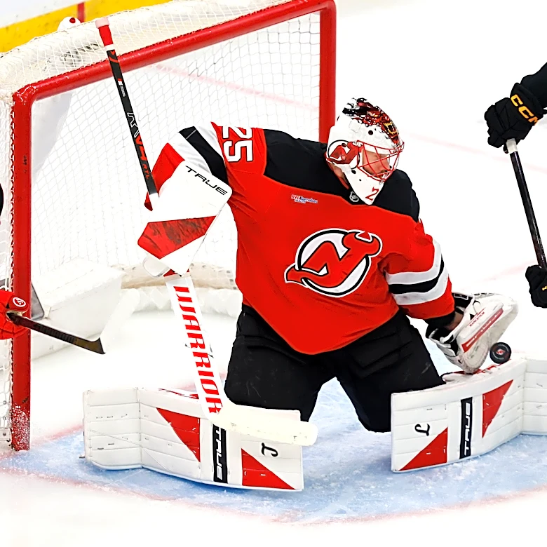 Florida Panthers bring back goaltender Jacob Markstrom in a trade with the Devils