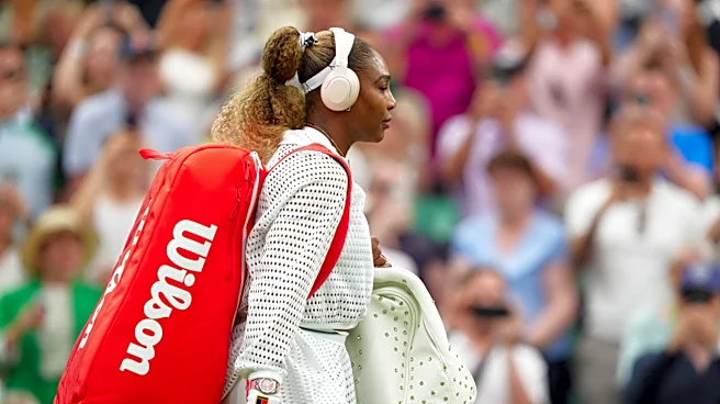 Serena Williams begins Wimbledon comeback on Centre Court in her return to singles