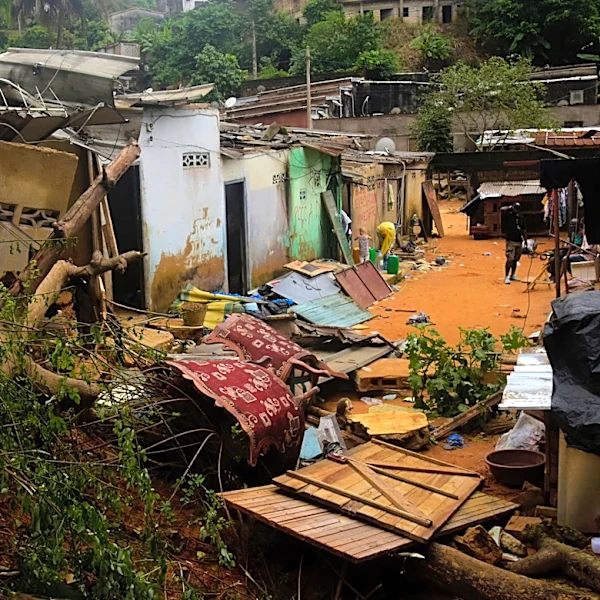 Floods in Ghana and Ivory Coast leave at least 24 dead following torrential rains