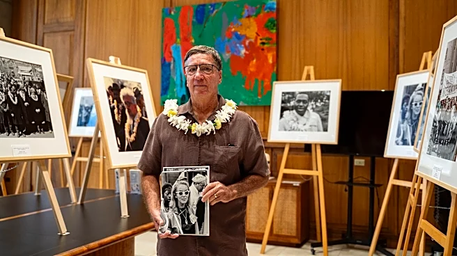 Hawaii displays historic photos of Martin Luther King Jr. wearing flower lei during Selma march