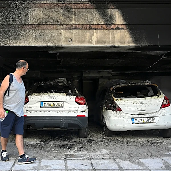 Firebomb attacks in northern Greek city target residences of governing party members