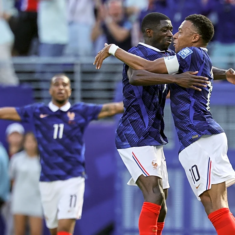 France looks like World Cup juggernaut with fearsome foursome of Mbappé, Dembélé, Olise and Barcola