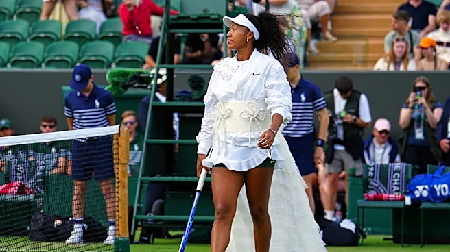 Naomi Osaka shows off another fashion creation before reaching 3rd round at Wimbledon