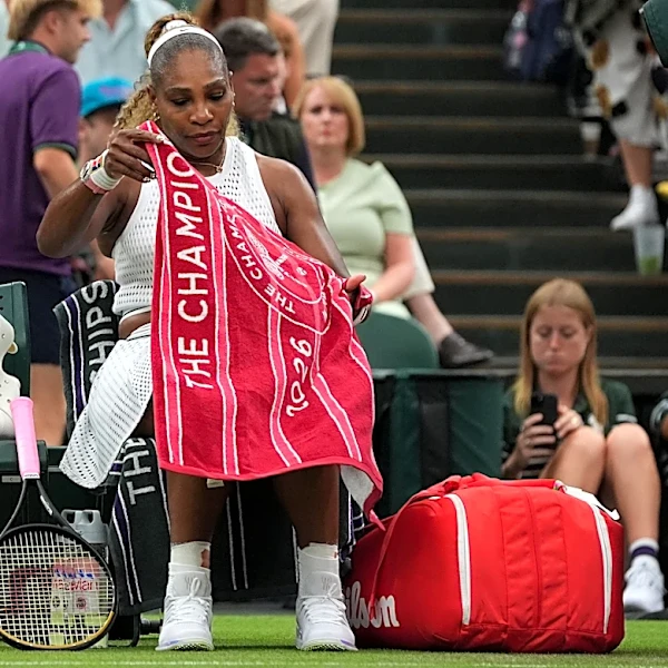 Serena Williams tweaked her knee during Wimbledon return at age 44 but still aims to play doubles
