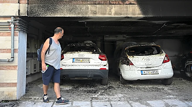 Firebomb attacks in northern Greek city target residences of governing party members, injuring 5