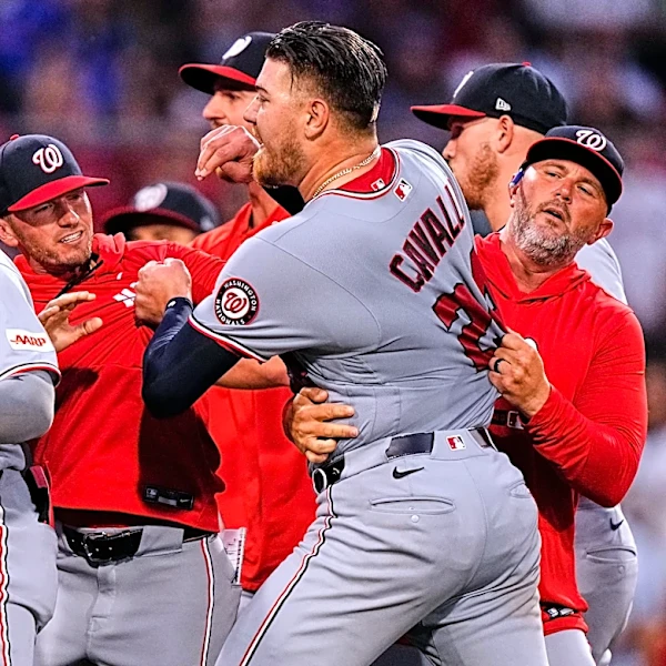 Nats' Cade Cavalli apologizes for telling Willson Contreras to 'sit down, boy'