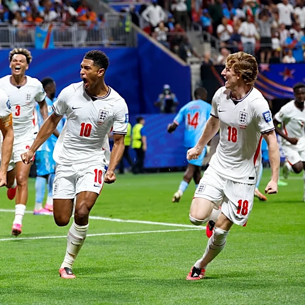Harry Kane sends England into the round of 16 of the World Cup after 2-1 win against Congo