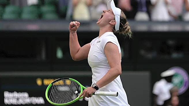 Krejcikova beats French Open winner Andreeva in Wimbledon upset. Gauff overcomes Sierra