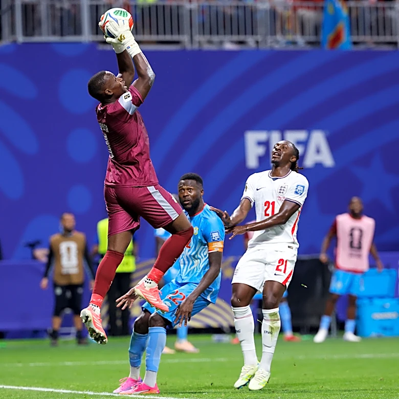 Congo goalkeeper Lionel Mpasi nearly leads his team to a shocking upset of England at the World Cup