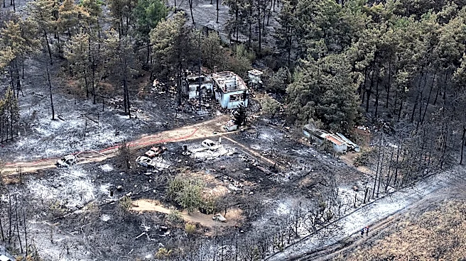 Wildfires kill a father and son in Greece and prompt evacuations in 2 villages