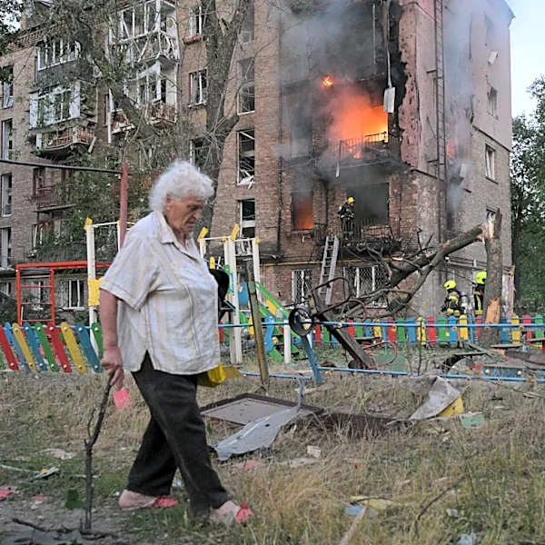 Russian missiles and drones kill 8 and cause damage across Ukraine capital