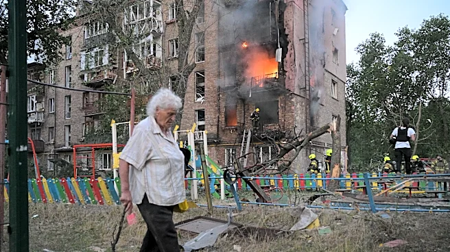 Russian missiles and drones kill 8 and cause damage across Ukraine capital