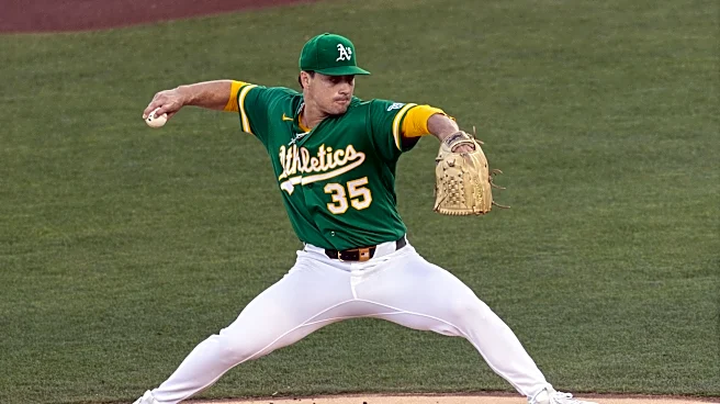 Langeliers hits No. 20 and A's back Ginn with 3 HRs in 7-1 win over Dodgers that snaps 4-game skid
