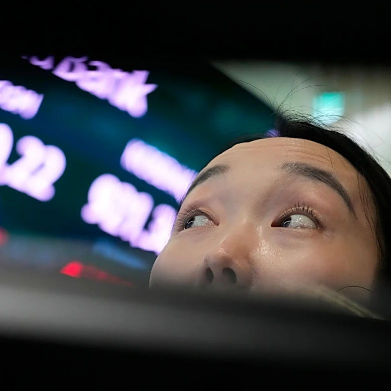 World shares are mixed, with South Korea's Kospi down nearly 8% on a sell-off of chip shares