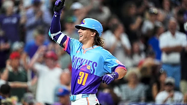 Jake McCarthy hits 2 HRs, drives in 6 runs in the Rockies' 15-3 romp over the Giants