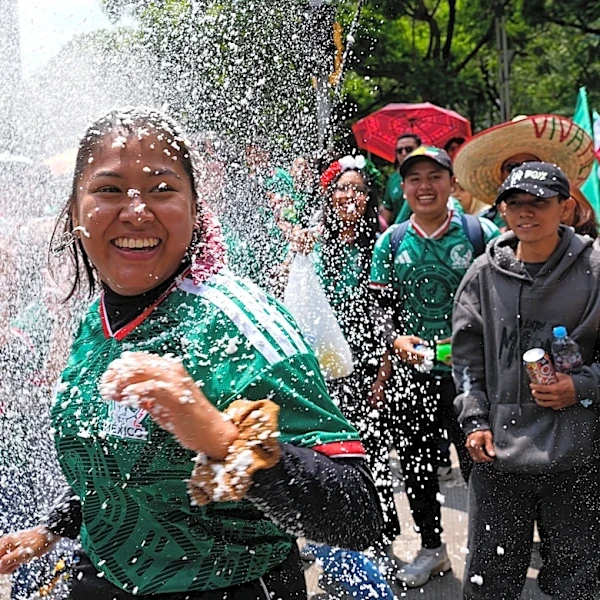 Mexico fans dream of more wins in the World Cup, singing 'What if we do?'