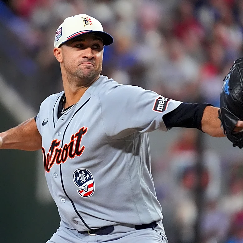 Greene homers in 1st inning and trio of Tigers pitchers combine on 3-hit shutout win over Rangers
