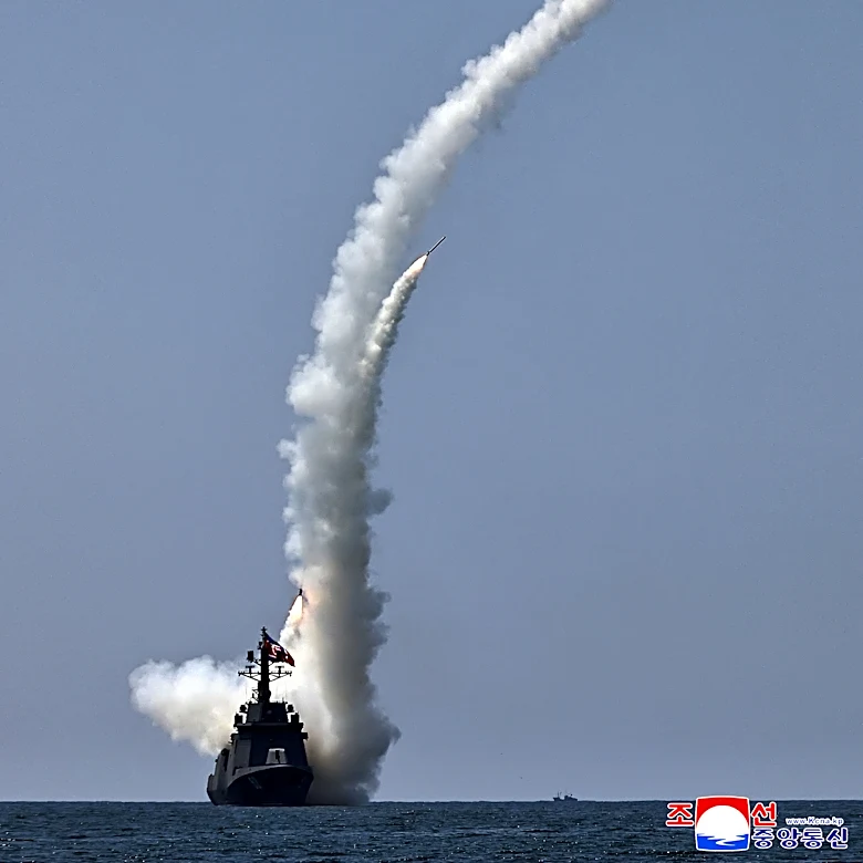 North Korean leader Kim observes weapons tests from new naval destroyer