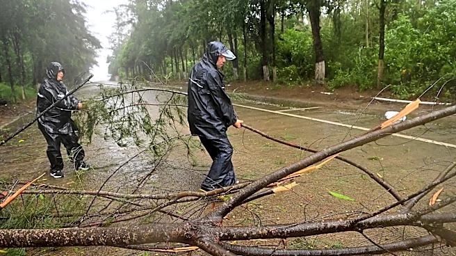 Heavy rains leave 5 dead in China's north while Tropical Storm Maysak hits the south and Vietnam