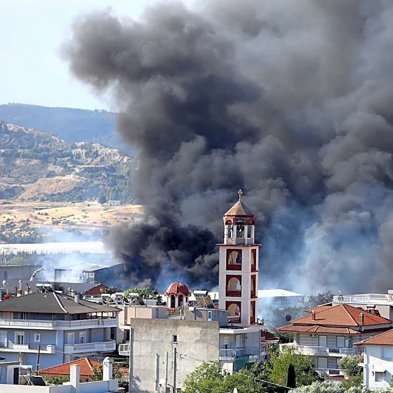 Wildfires rage in Portugal, Greece and Spain while Greek authorities warn of toxic smoke