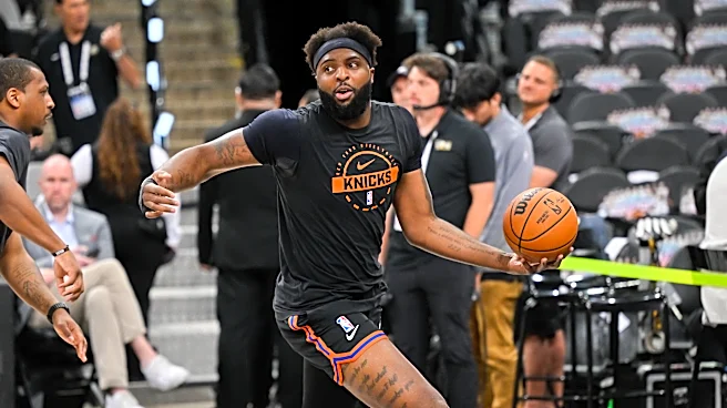 Mitchell Robinson says injury before NBA Finals came from hitting truck amid concern for his brother