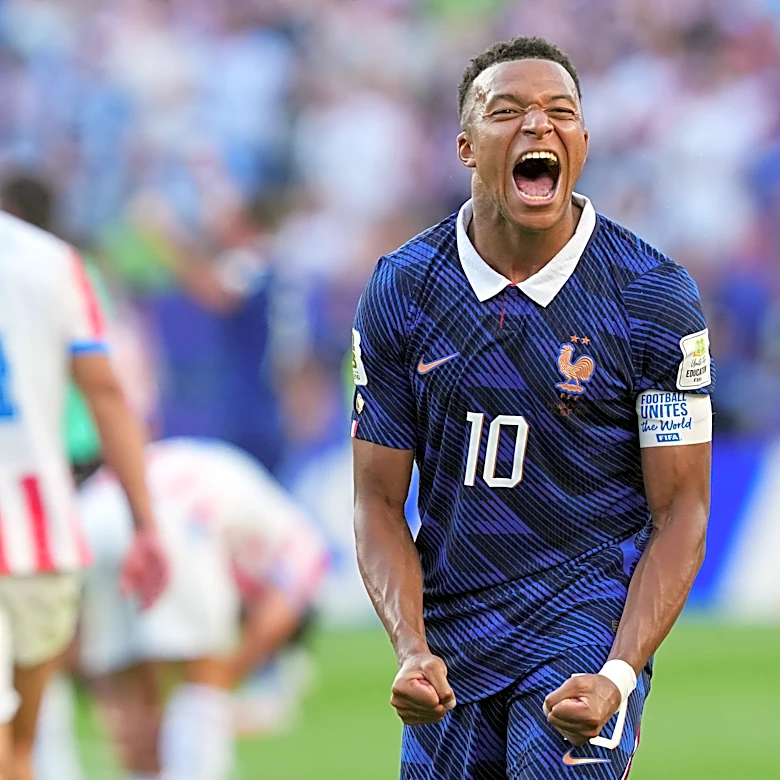 One Extraordinary Photo: Mbappe's joy and satisfaction after a hard-fought match