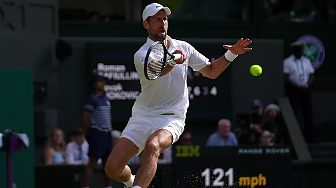 Djokovic breaks another Federer record at Wimbledon despite 'meltdowns' on Centre Court