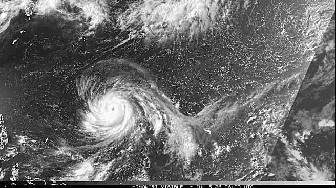 Fierce winds hit US Pacific territories as Super Typhoon Bavi makes landfall near Guam