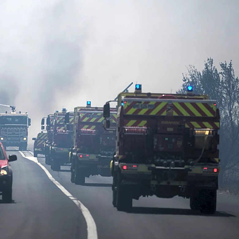 Wildfire bars fans from Tour de France segment as parts of Europe sizzle again under extreme heat