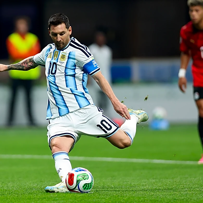Lionel Messi scores his eighth goal of this year's World Cup, takes lead in Golden Boot race