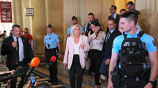 Le Pen says she'll run for French presidency next year despite court-ordered monitor