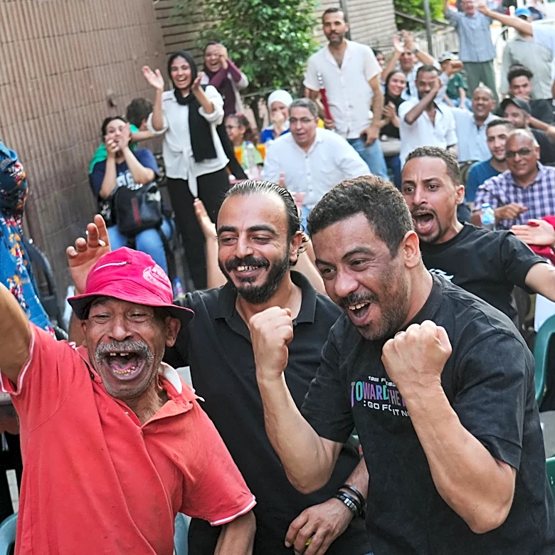 A Cairo coffee house erupts, then goes silent as Egypt’s World Cup run meets Argentina