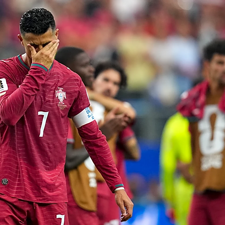 One Extraordinary Photo: Ronaldo reacts to the end of his World Cup career