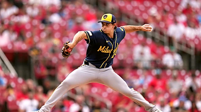 Gasser pitches career-best 7 2/3 innings in 10-2 win as Brewers sweep Cardinals in doubleheader