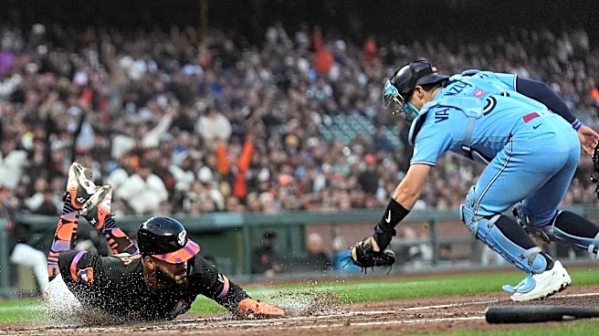 Blue Jays beat the Giants 9-3 as Jonatan Clase hits his 1st homer of season