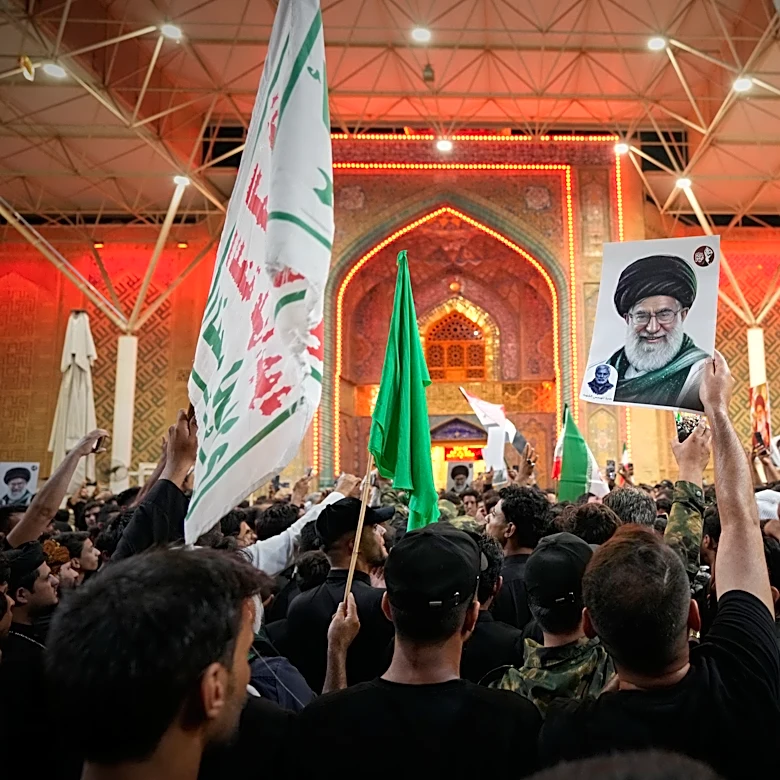 Funeral prayers in Iraq for Iranian supreme leader commence after body arrives in holy city