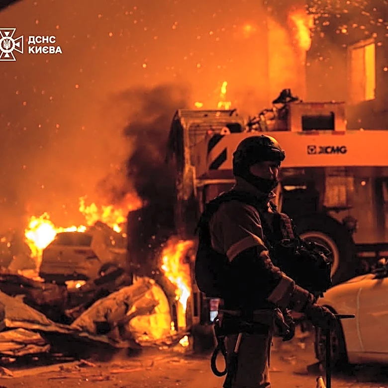 Russian attacks kill 4 across Ukraine, striking Kyiv for second straight day