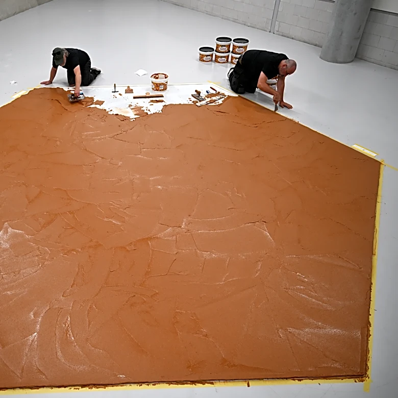 Peanut butter floor returns to Dutch museum as tribute to late artist