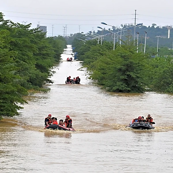 Flooding from days of heavy rain in southern China has killed 39 people