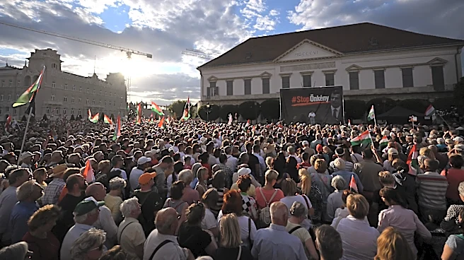 Orbán allies protest in Hungary against plans to oust President Tamás Sulyok