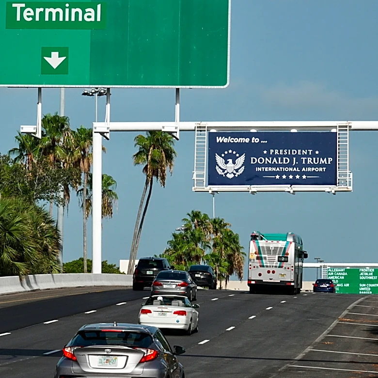 South Florida's Palm Beach airport renamed President Donald J. Trump International
