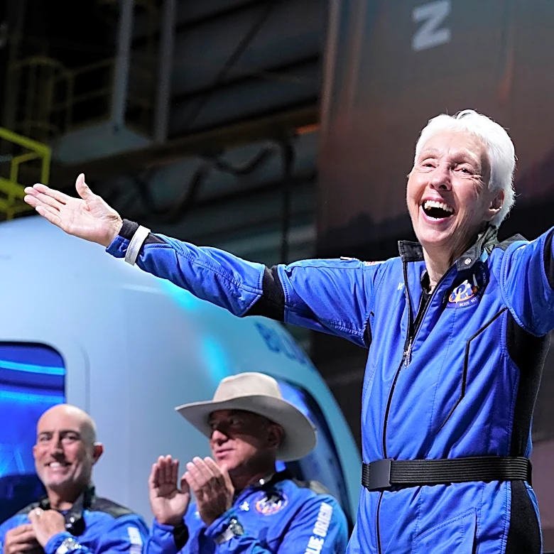 Wally Funk, aviation pioneer who was the oldest woman to travel into space, dies at 87