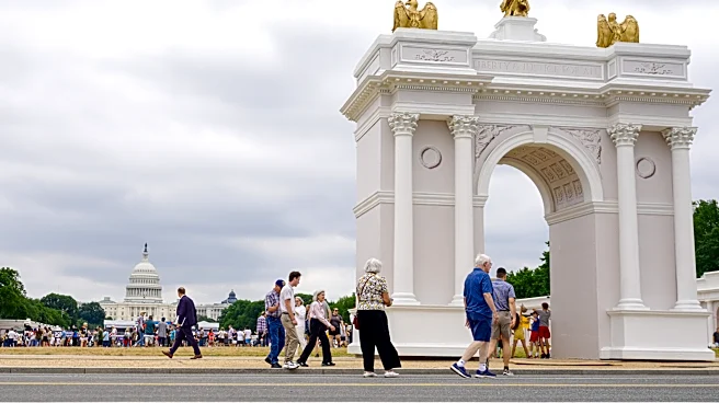 Trump's plan for a triumphal arch in DC wins early approval from a key federal agency