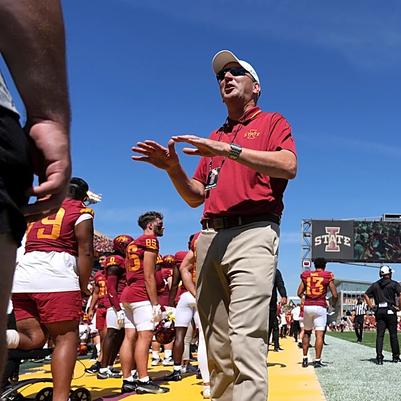 Iowa State's longtime athletics director Jamie Pollard announces he plans to retire next summer
