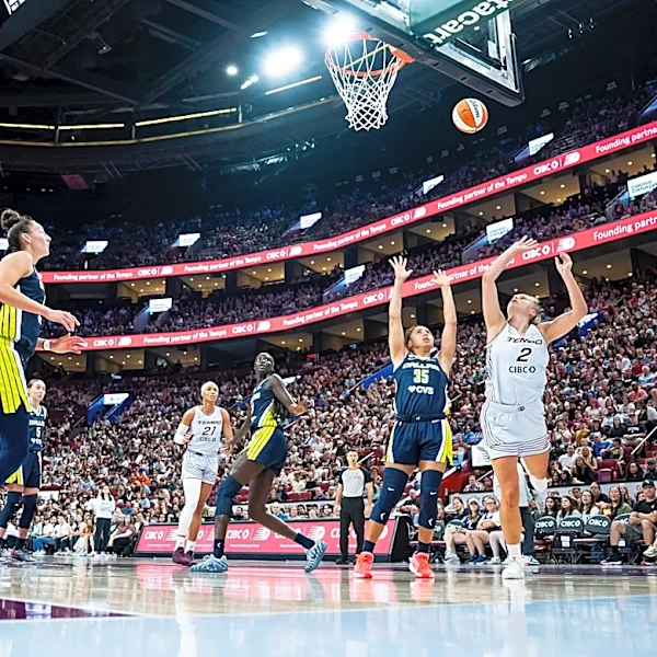 WNBA regular-season record crowd of 20,996 watches Wings beat Tempo in Montreal