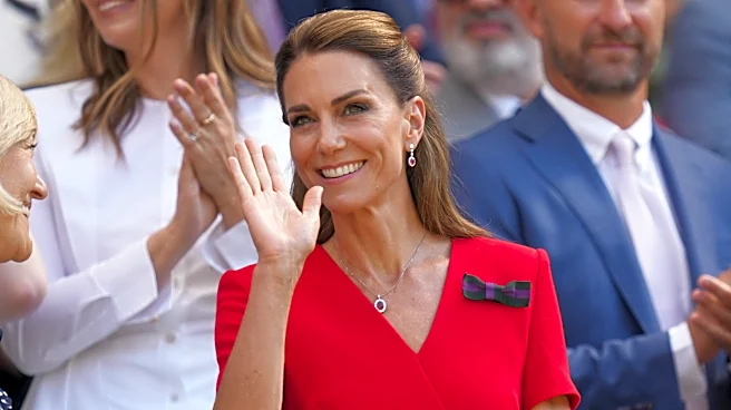 Princess Kate watches Wimbledon women's final in Royal Box with Jodie Foster and Hannah Waddingham
