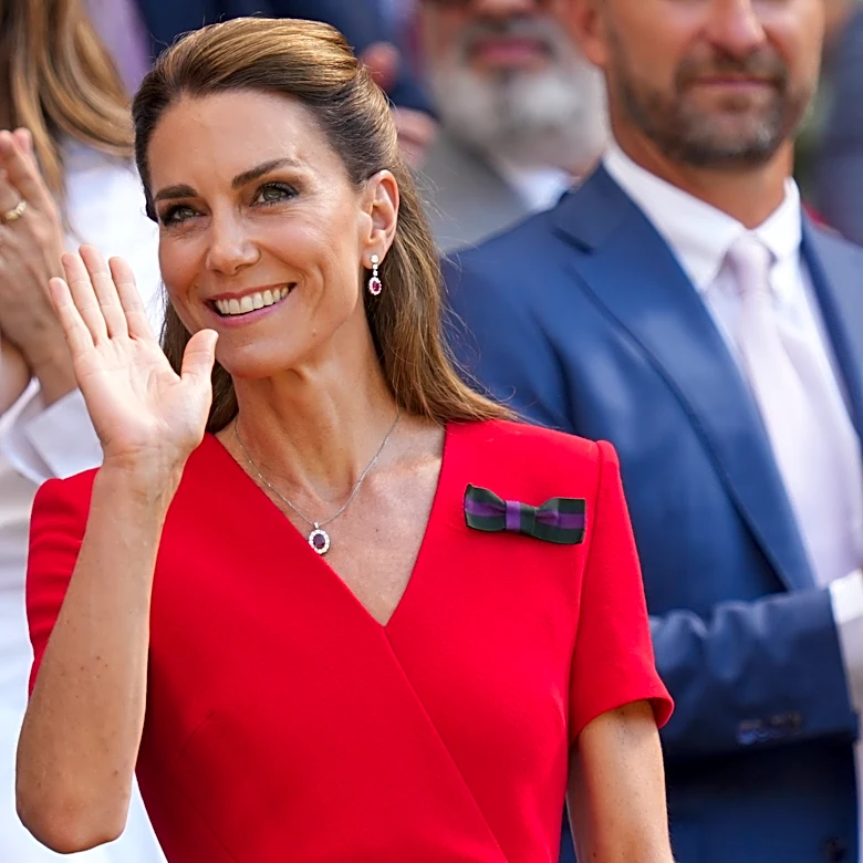 Princess Kate watches Wimbledon women's final in Royal Box with Jodie Foster and Olympian Eileen Gu